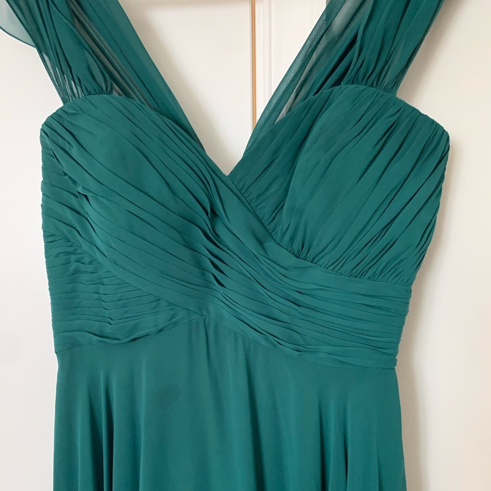 Dessy Collection Green Formal Dress